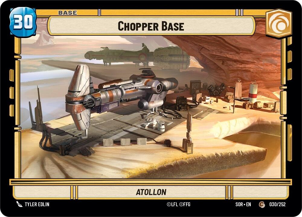 Chopper Base (030/252) [Spark of Rebellion] | Silver Goblin