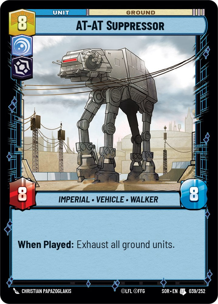 AT-AT Suppressor (039/252) [Spark of Rebellion] | Silver Goblin