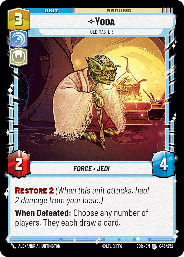 Yoda - Old Master (045/252) [Spark of Rebellion] | Silver Goblin
