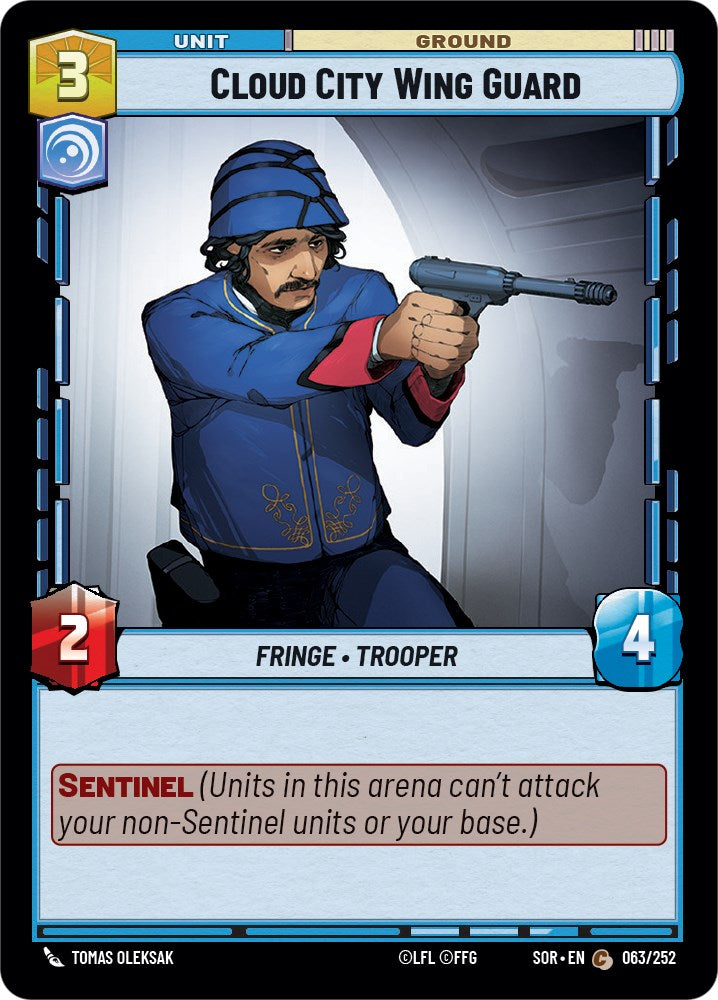 Cloud City Wing Guard (063/252) [Spark of Rebellion] | Silver Goblin