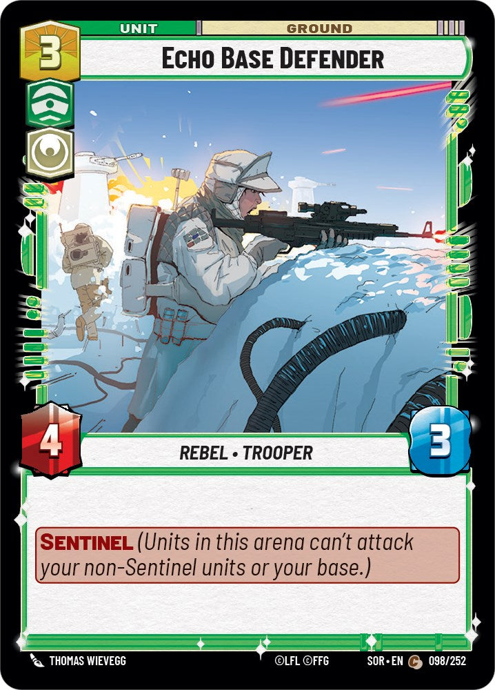 Echo Base Defender (098/252) [Spark of Rebellion] | Silver Goblin