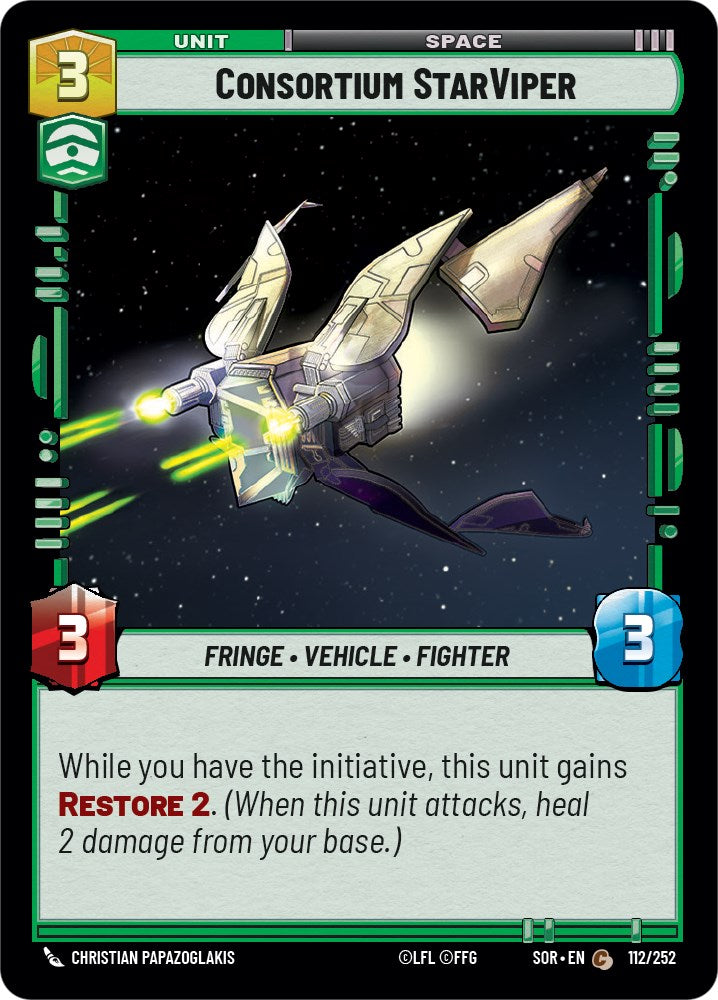 Consortium StarViper (112/252) [Spark of Rebellion] | Silver Goblin