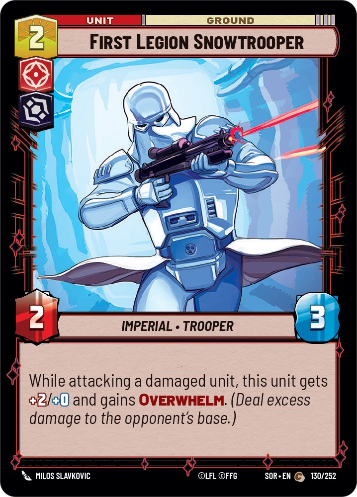 First Legion Snowtrooper (130/252) [Spark of Rebellion] | Silver Goblin