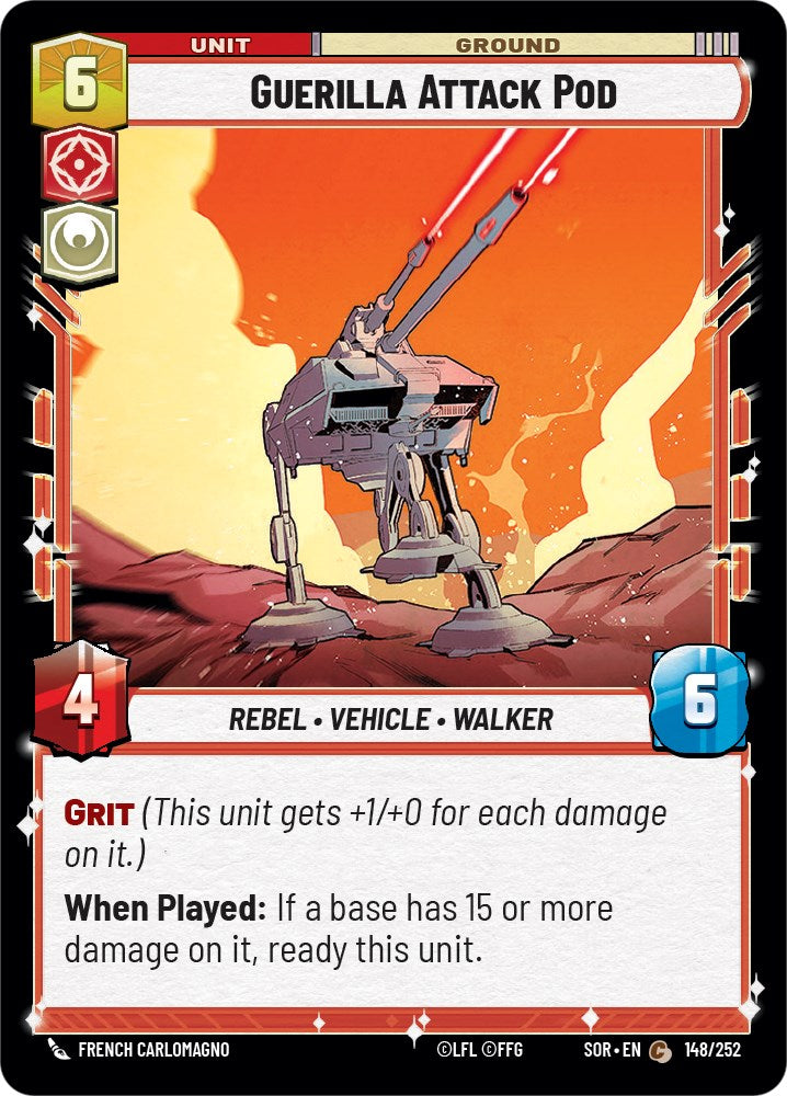 Guerilla Attack Pod (148/252) [Spark of Rebellion] | Silver Goblin