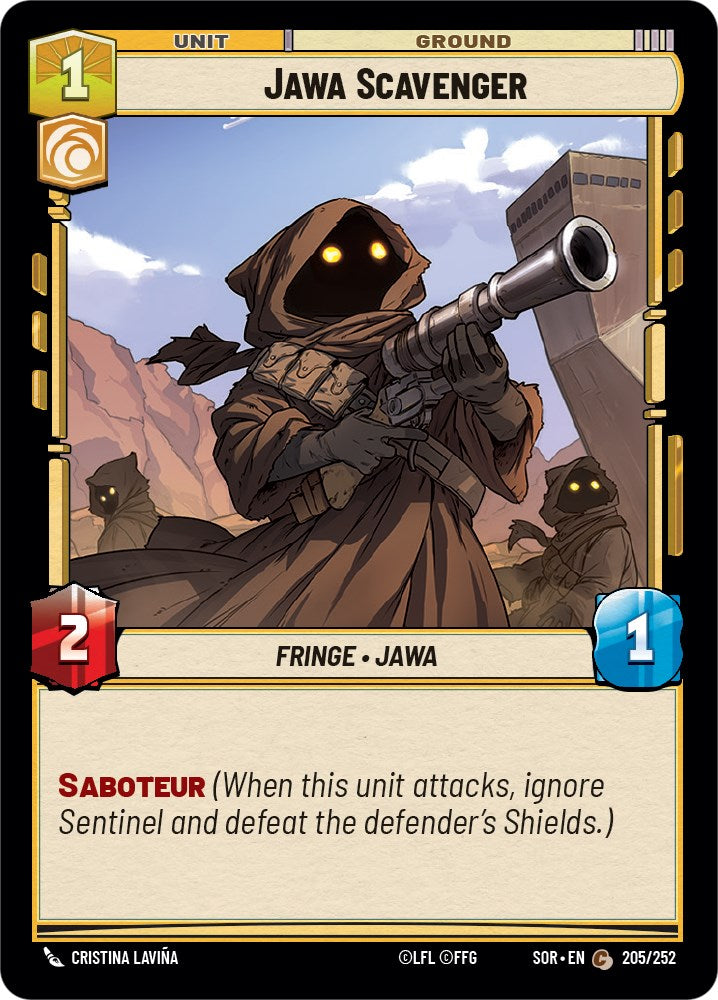 Jawa Scavenger (205/252) [Spark of Rebellion] | Silver Goblin