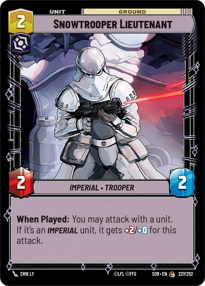 Snowtrooper Lieutenant (227/252) [Spark of Rebellion] | Silver Goblin