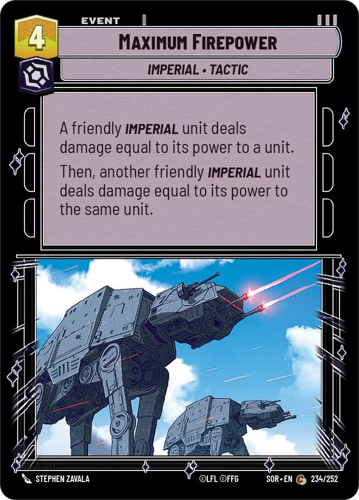 Maximum Firepower (234/252) [Spark of Rebellion] | Silver Goblin