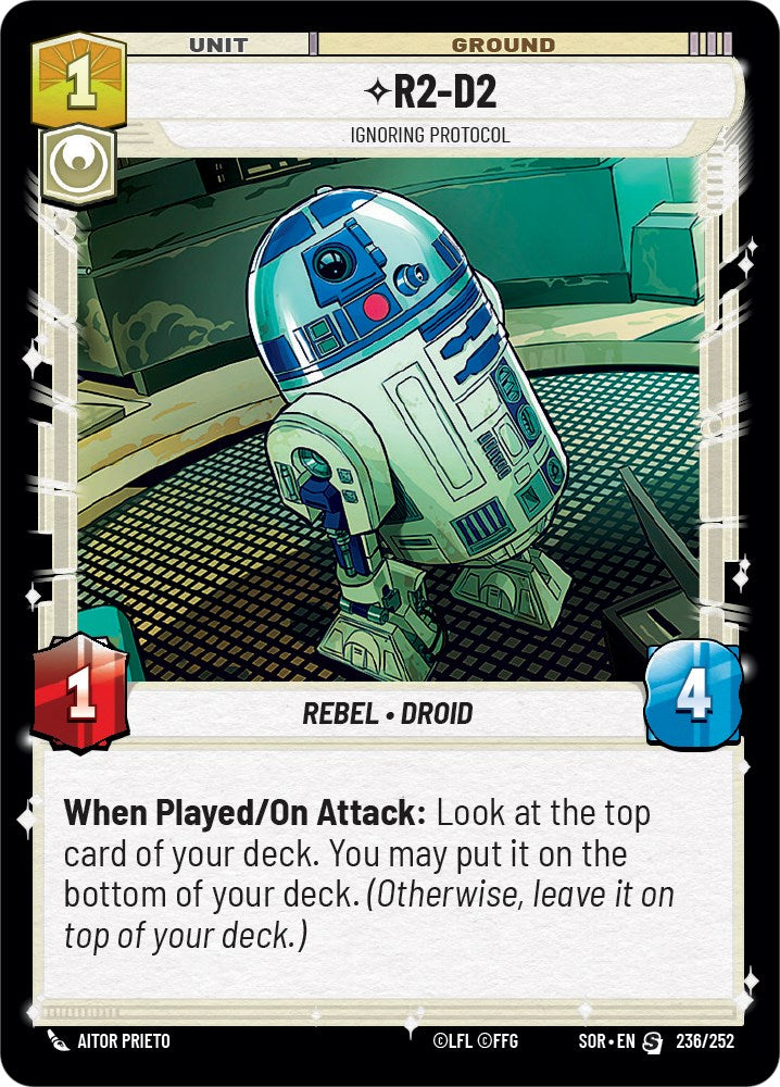 R2-D2 - Ignoring Protocol (236/252) [Spark of Rebellion] | Silver Goblin