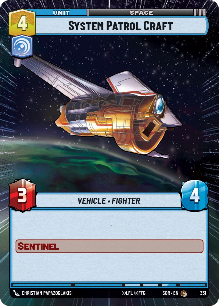 System Patrol Craft (Hyperspace) (331) [Spark of Rebellion] | Silver Goblin