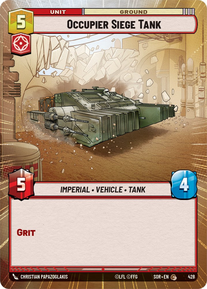 Occupier Siege Tank (Hyperspace) (428) [Spark of Rebellion] | Silver Goblin