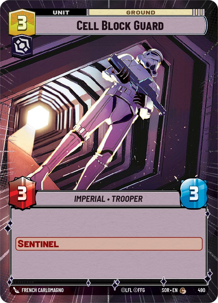 Cell Block Guard (Hyperspace) (490) [Spark of Rebellion] | Silver Goblin