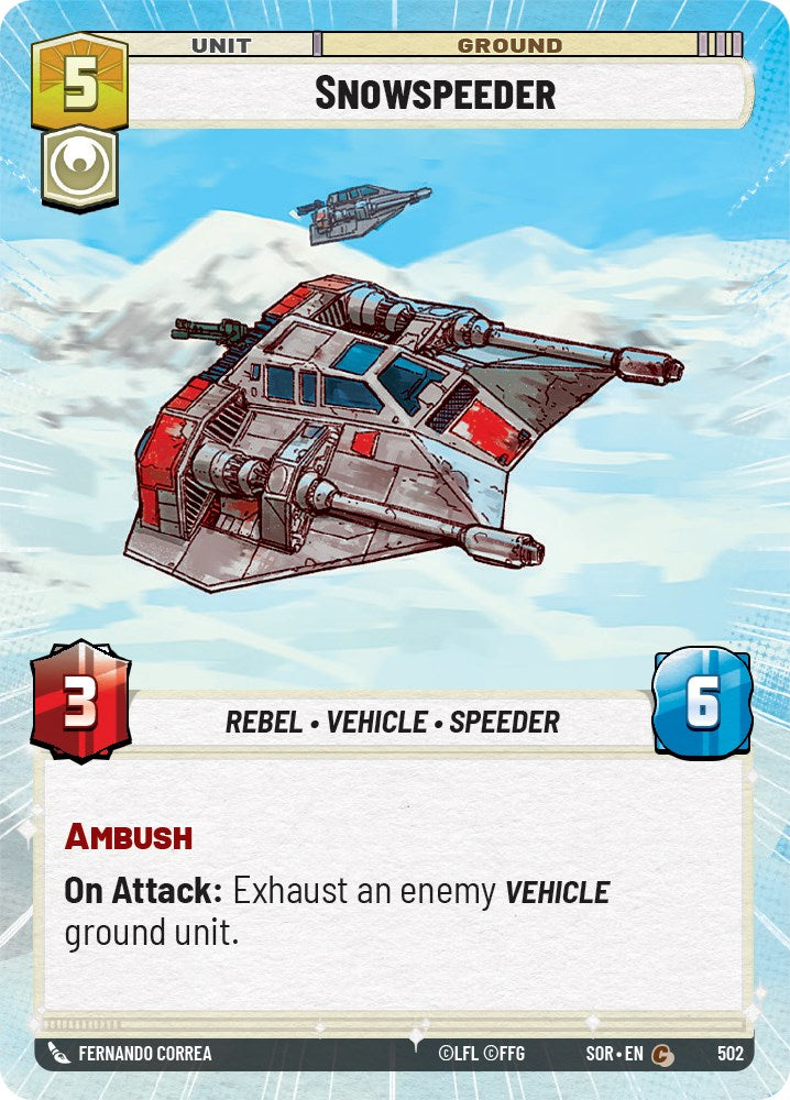 Snowspeeder (Hyperspace) (502) [Spark of Rebellion] | Silver Goblin