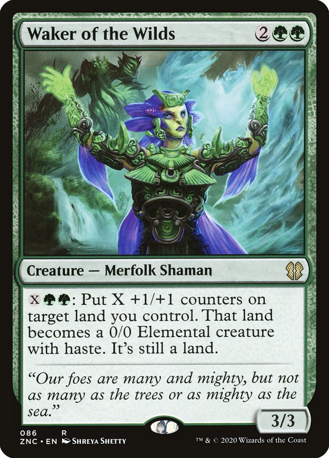 Waker of the Wilds [Zendikar Rising Commander] | Silver Goblin