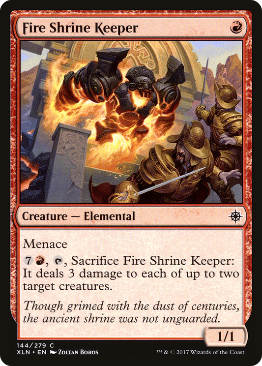 Fire Shrine Keeper [Ixalan] Foil