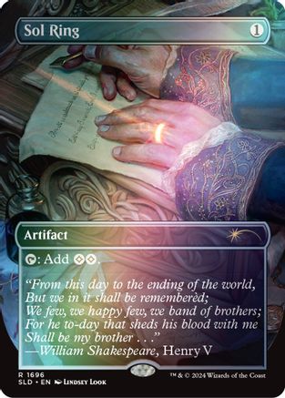 Sol Ring (1696) (Rainbow Foil) (1696) Foil - Secret Lair Drop Series