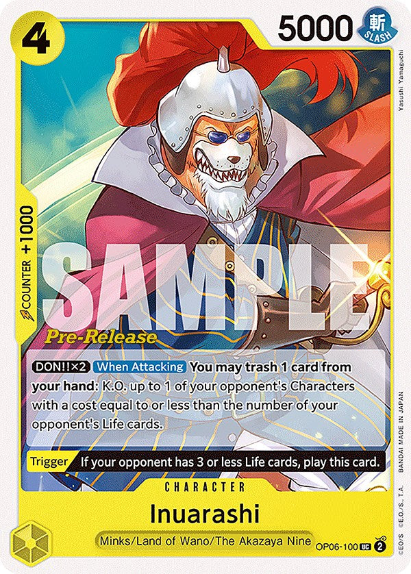 Inuarashi [Wings of the Captain Pre-Release Cards] | Silver Goblin