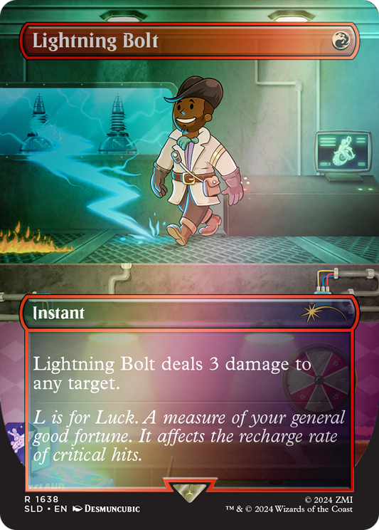 Lightning Bolt (1638) (Rainbow Foil) [Secret Lair Drop Series]