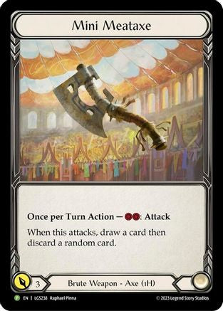 Mini Meataxe - LGS238 (LGS238) Rainbow Foil - Flesh and Blood: Promo Cards