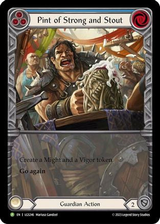 Pint of Strong and Stout - LGS246 (LGS246) Rainbow Foil - Flesh and Blood: Promo Cards