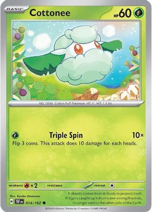 Cottonee (14) Reverse Holofoil - SV05 Temporal Forces