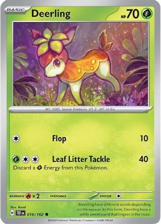 Deerling (16) Reverse Holofoil - Temporal Forces