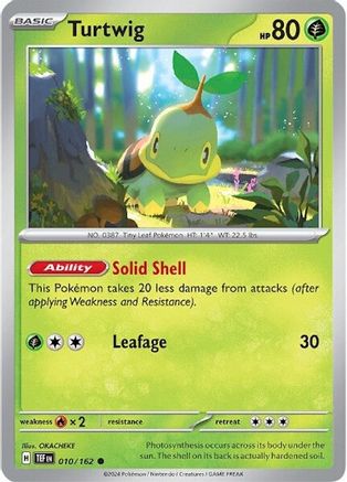 Turtwig (010/162) [Scarlet & Violet: Temporal Forces] Reverse Holofoil