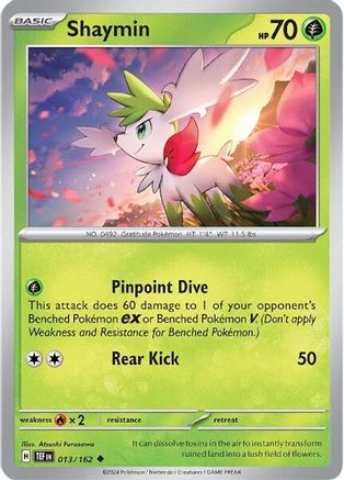 Shaymin (13) Reverse Holofoil - Temporal Forces