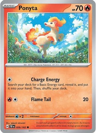 Ponyta (026/162) [Scarlet & Violet: Temporal Forces] | Silver Goblin