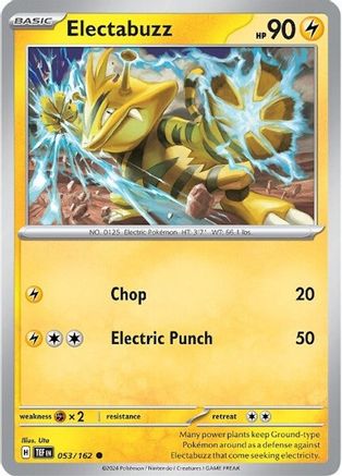 Electabuzz (53) Reverse Holofoil - SV05 Temporal Forces