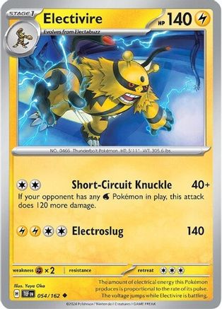 Electivire (54) Reverse Holofoil - SV05 Temporal Forces