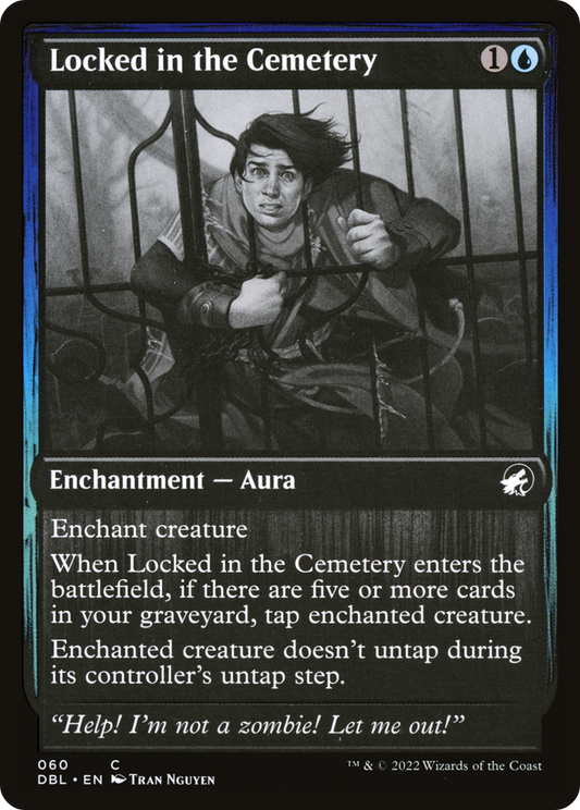Locked in the Cemetery [Innistrad: Double Feature] Foil