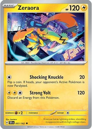 Zeraora (57) - SV05 Temporal Forces