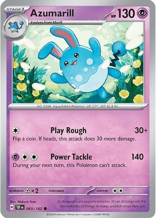 Azumarill (065/162) [Scarlet & Violet: Temporal Forces] | Silver Goblin