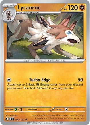 Lycanroc (090/162) [Scarlet & Violet: Temporal Forces] | Silver Goblin