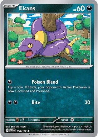 Ekans (100) Reverse Holofoil - SV05 Temporal Forces