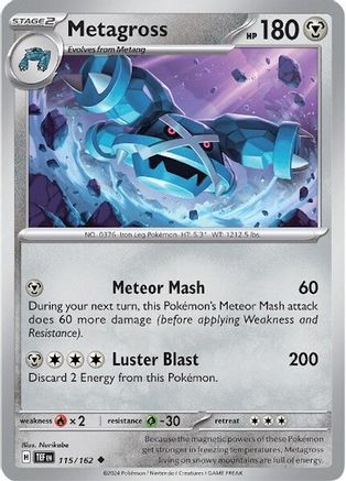 Metagross (115) Reverse Holofoil - Temporal Forces