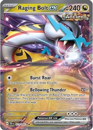 Raging Bolt ex - 123/162 (123) Holofoil - SV05 Temporal Forces