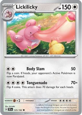 Lickilicky (125) Reverse Holofoil - Temporal Forces
