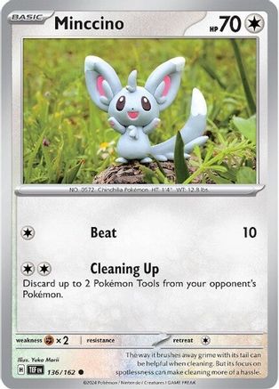 Minccino (136) Reverse Holofoil - Temporal Forces