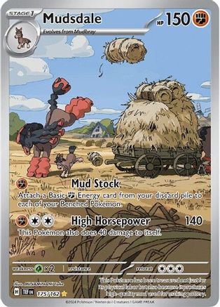 Mudsdale - 175/162 (175) Holofoil - SV05 Temporal Forces