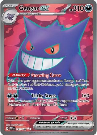 Gengar ex (193) Holofoil - Temporal Forces