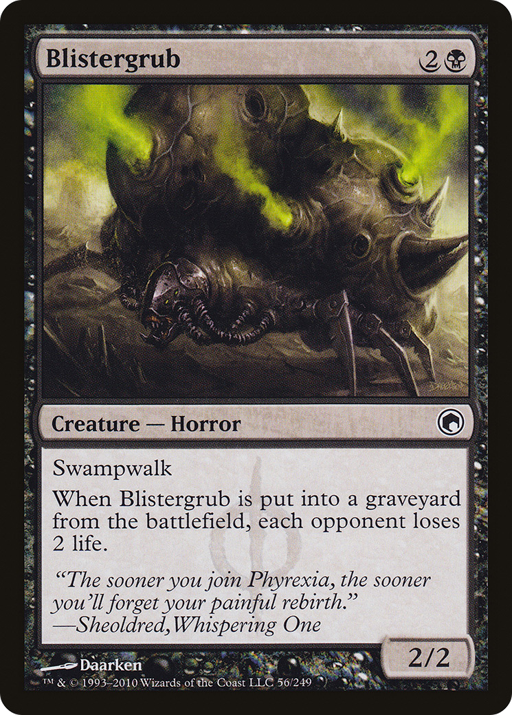 Blistergrub [Scars of Mirrodin] Foil