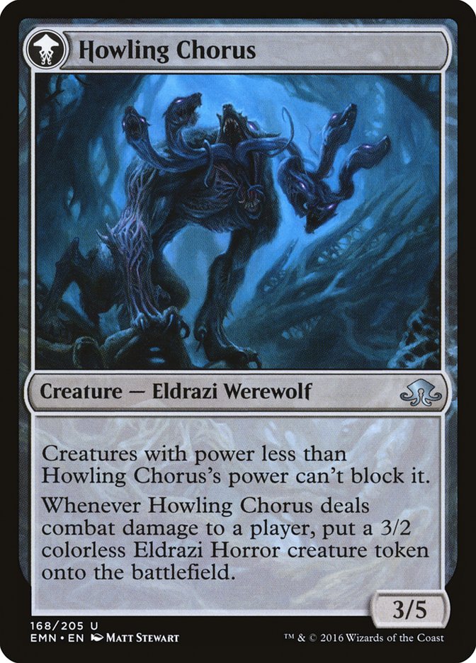 Shrill Howler (168) Foil - Eldritch Moon