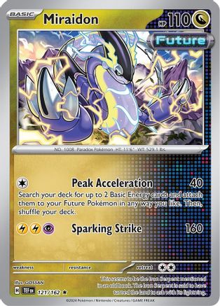 Miraidon (121/162) (Theme Deck Exclusive) [Scarlet & Violet: Temporal Forces] | Silver Goblin