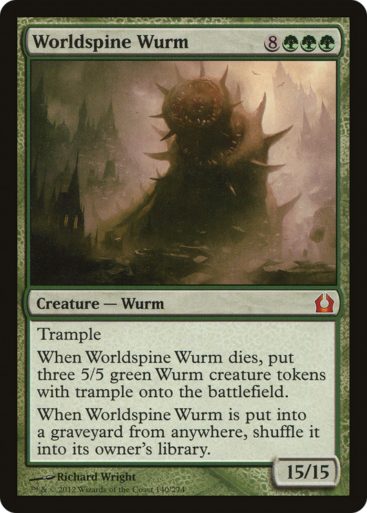 Worldspine Wurm [Return to Ravnica] Foil