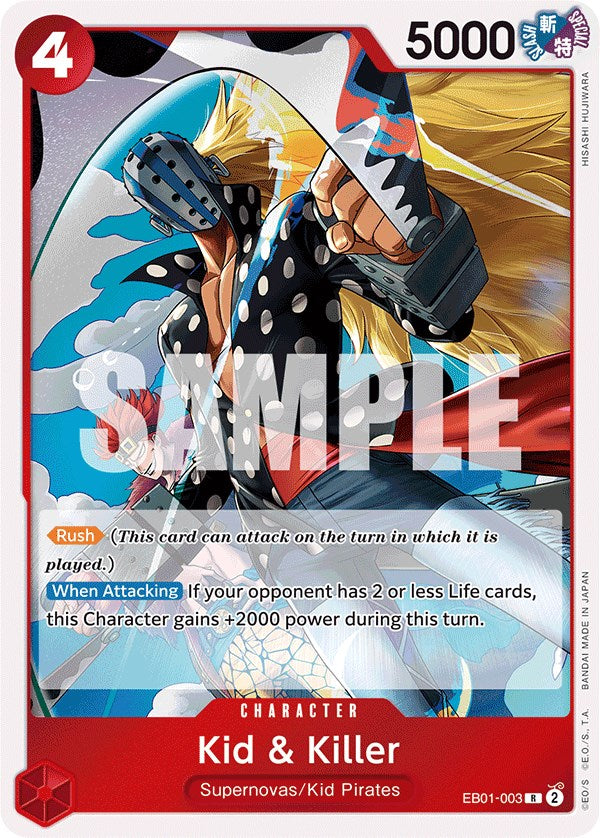 Kid & Killer Foil (EB01-003) - Extra Booster: Memorial Collection