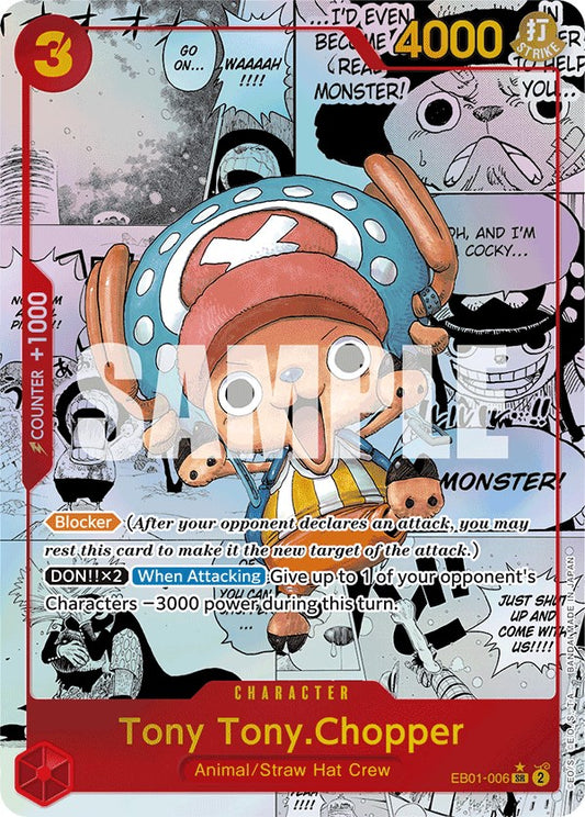 Tony Tony.Chopper (Alternate Art) (Manga) Foil (EB01-006) - Extra Booster: Memorial Collection