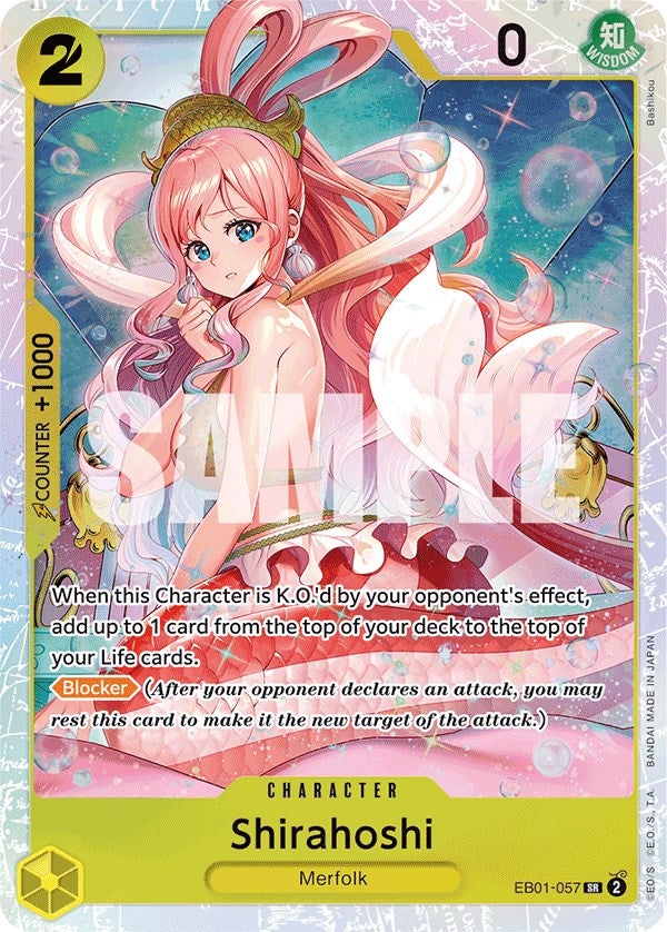 Shirahoshi Foil (EB01-057) - Extra Booster: Memorial Collection