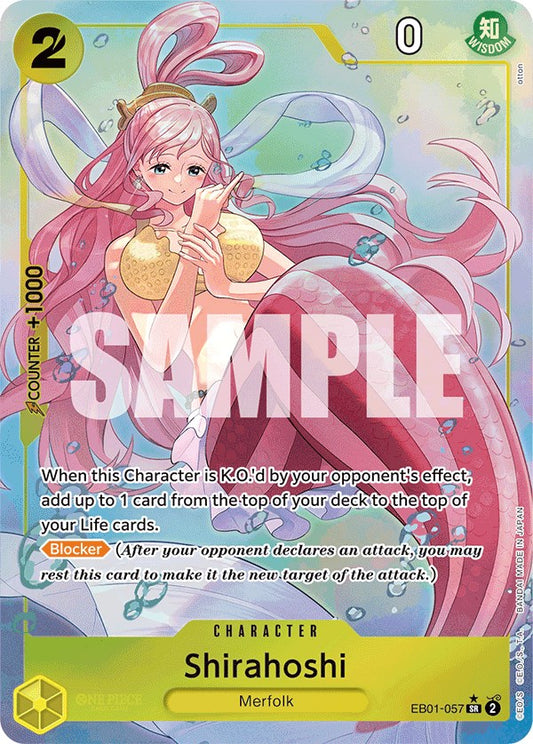 Shirahoshi (Alternate Art) Foil (EB01-057) - Extra Booster: Memorial Collection