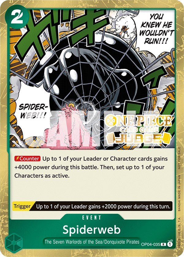 Spiderweb (Judge Pack Vol. 3) [One Piece Promotion Cards] | Silver Goblin